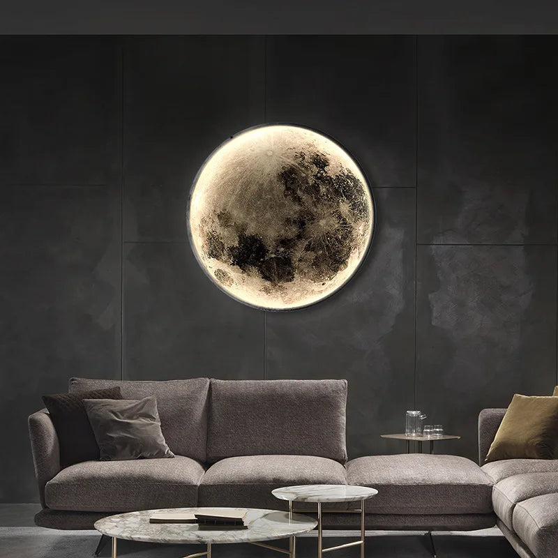 Minimalist Moon Wall Lamp