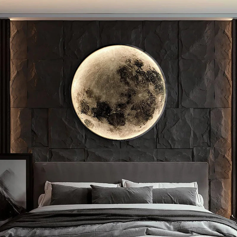Minimalist Moon Wall Lamp