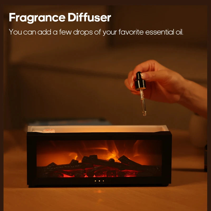 Simulated Fireplace Aroma Diffuser
