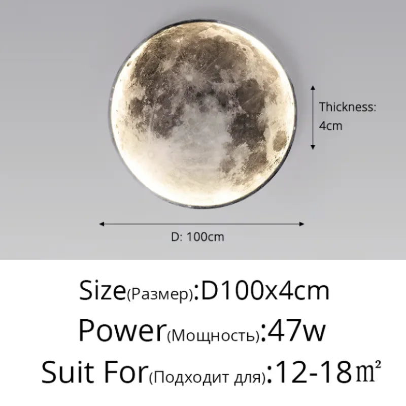 Minimalist Moon Wall Lamp