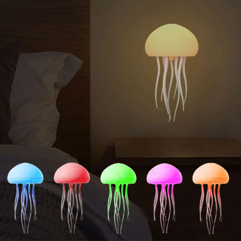 Cartoon Jellyfish Night Light RGB