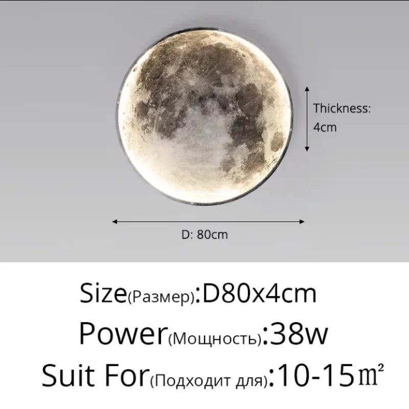 Minimalist Moon Wall Lamp