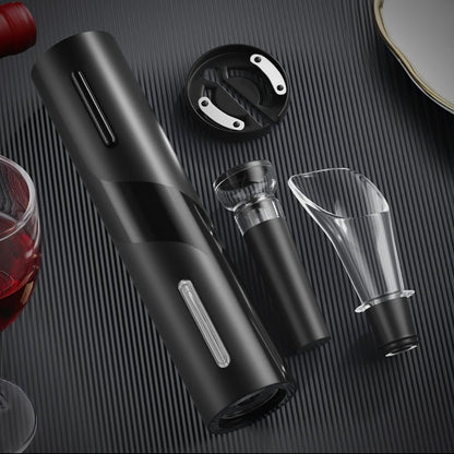Electric wine opener set