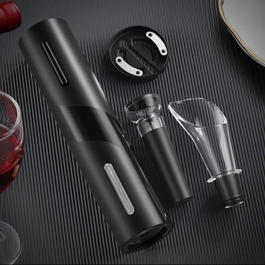 Electric wine opener set