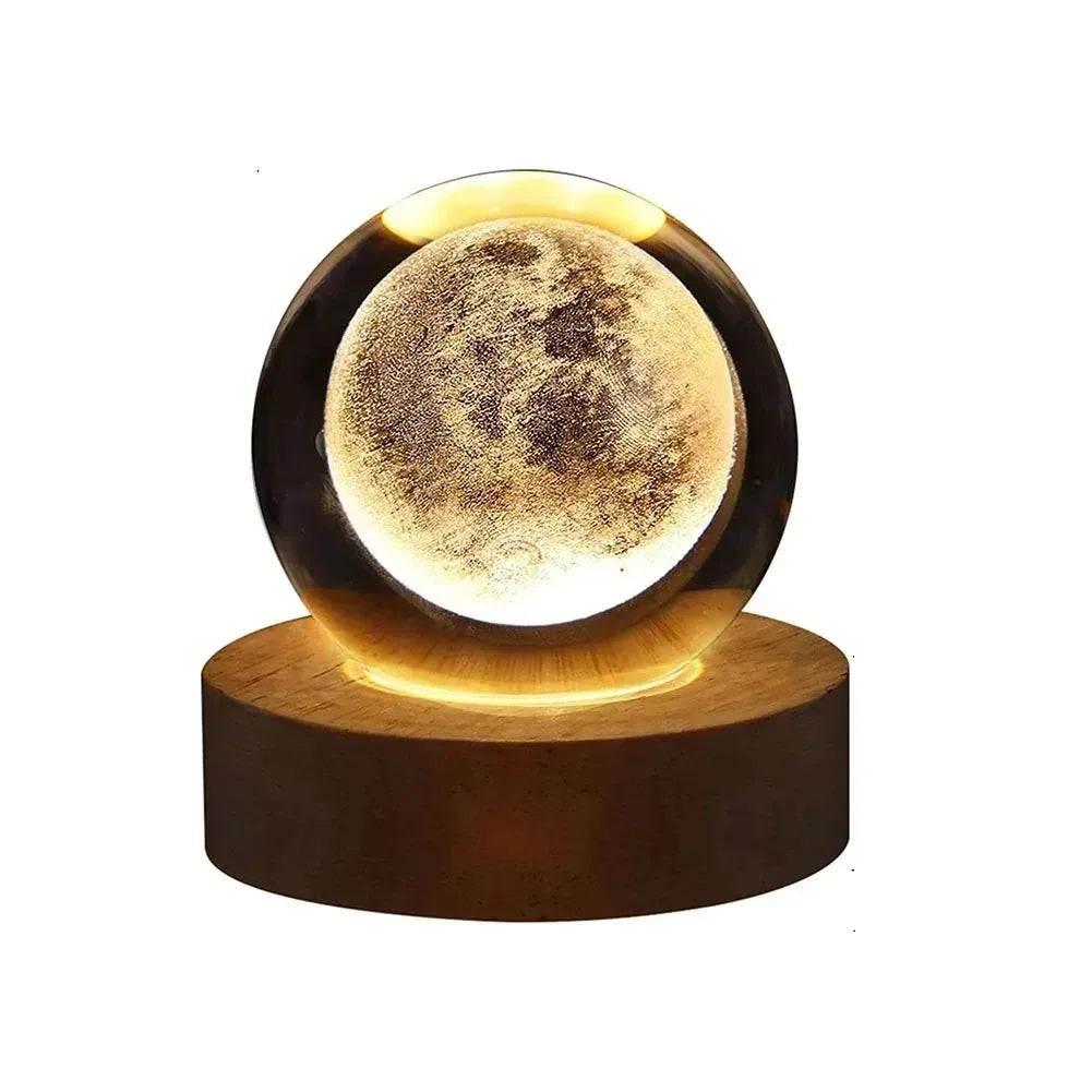 Unique 3D Crystal Ball Lamp