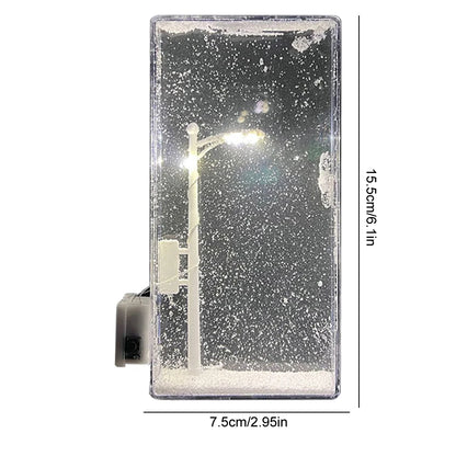Snow Night Light Night Street Lamps